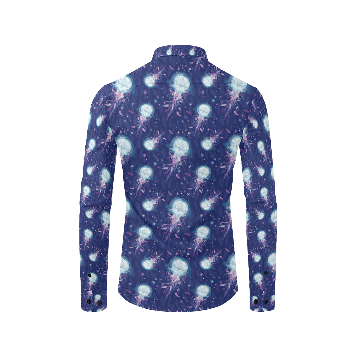 Jellyfish Cute Design Men's Long Sleeve Shirt