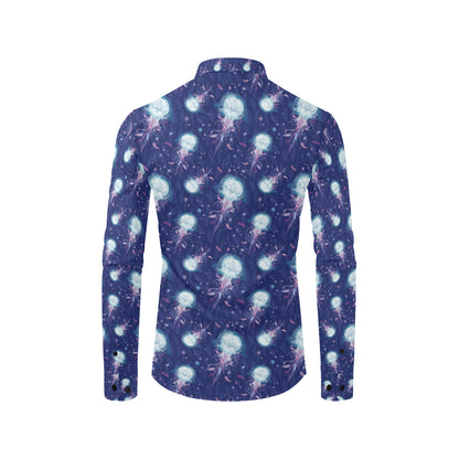 Jellyfish Cute Design Men's Long Sleeve Shirt