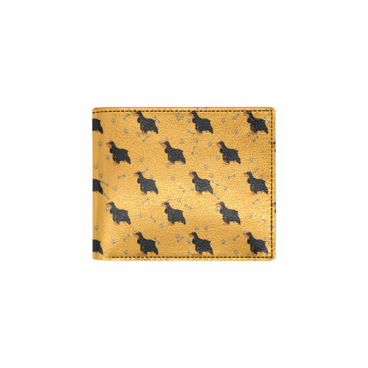 Cocker Pattern Print Design 01 Men's ID Card Wallet
