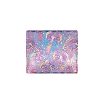 Psychedelic Mushroom Pattern Print Design A01 Men's ID Card Wallet