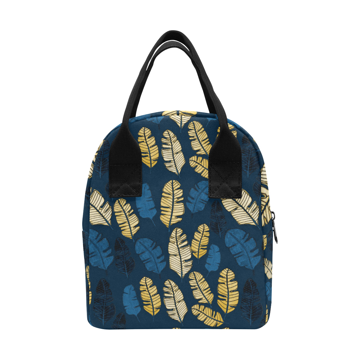Banana Leaf Pattern Print Design BL09 Insulated Lunch Bag
