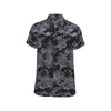 ACU Digital Black Camouflage Men's Short Sleeve Button Up Shirt