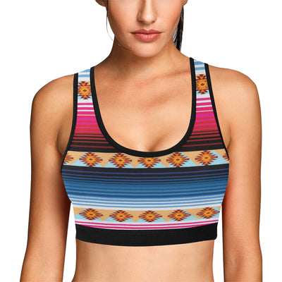 Mexican Pattern Print Design 03 Sports Bra