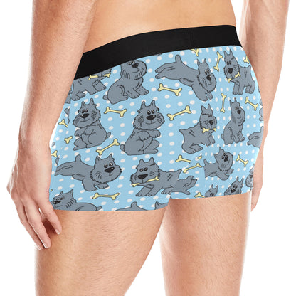 Schnauzers Pattern Print Design A02 Men's Boxer Briefs