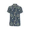 Nautical Pattern Print Design A01 Men's Short Sleeve Button Up Shirt