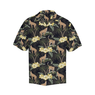 Cheetah Pattern Print Design 04 Men's Hawaiian Shirt