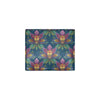 lotus Boho Pattern Print Design LO04 Men's ID Card Wallet