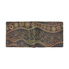 Gold African Design Men's ID Card Wallet