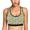 Daisy Pattern Print Design DS06 Sports Bra