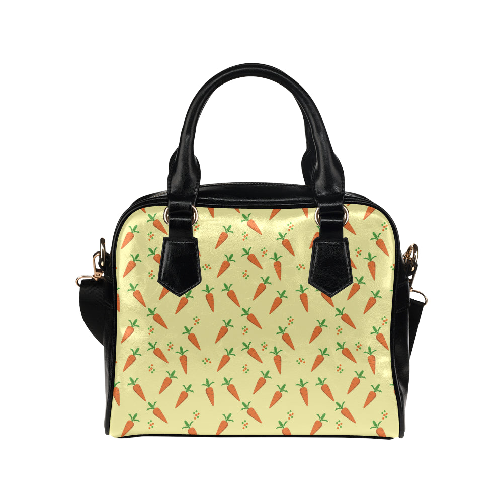 Carrot Pattern Print Design 04 Shoulder Handbag