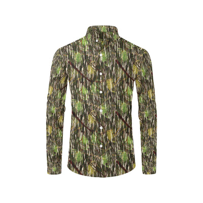 Camouflage Realtree Pattern Print Design 02 Men's Long Sleeve Shirt