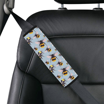 Bee Pattern Print Design BEE08 Car Seat Belt Cover