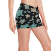 Sea Turtle Stamp Pattern Yoga Shorts