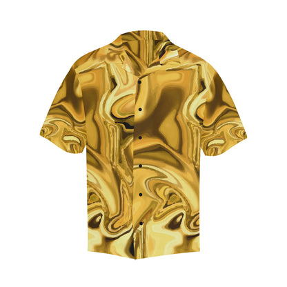 Liquid Pattern Print Design 03 Men's Hawaiian Shirt