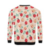 Apple Pattern Print Design AP06 Men Long Sleeve Sweatshirt