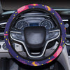 Candy Pattern Print Design CA06 Steering Wheel Cover with Elastic Edge