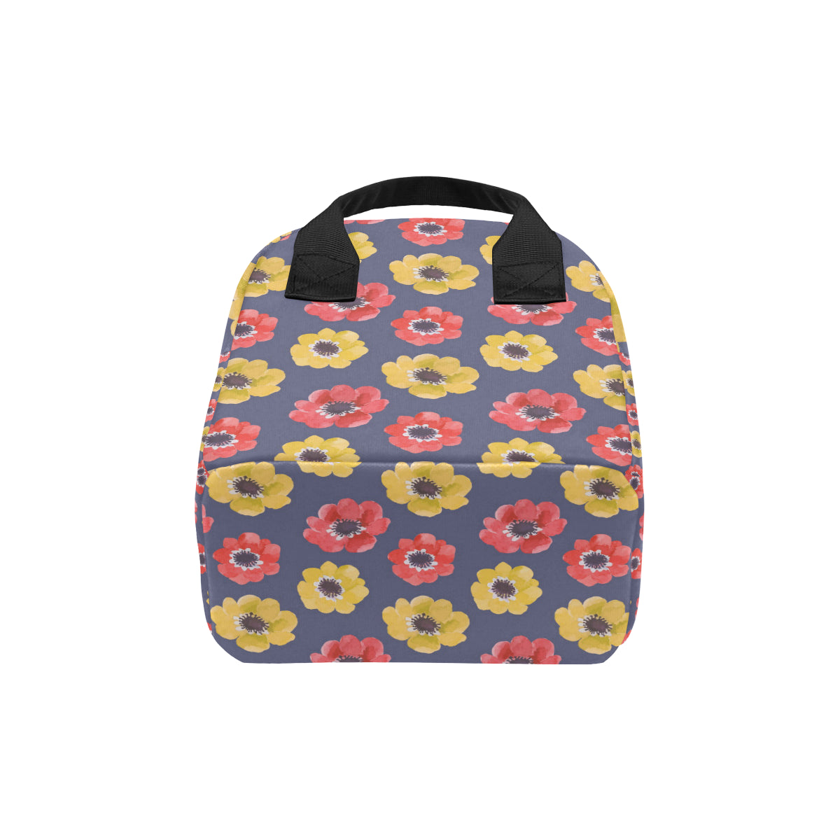 Anemone Pattern Print Design AM010 Insulated Lunch Bag