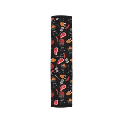 Barbecue Pattern Print Design 04 Car Seat Belt Cover