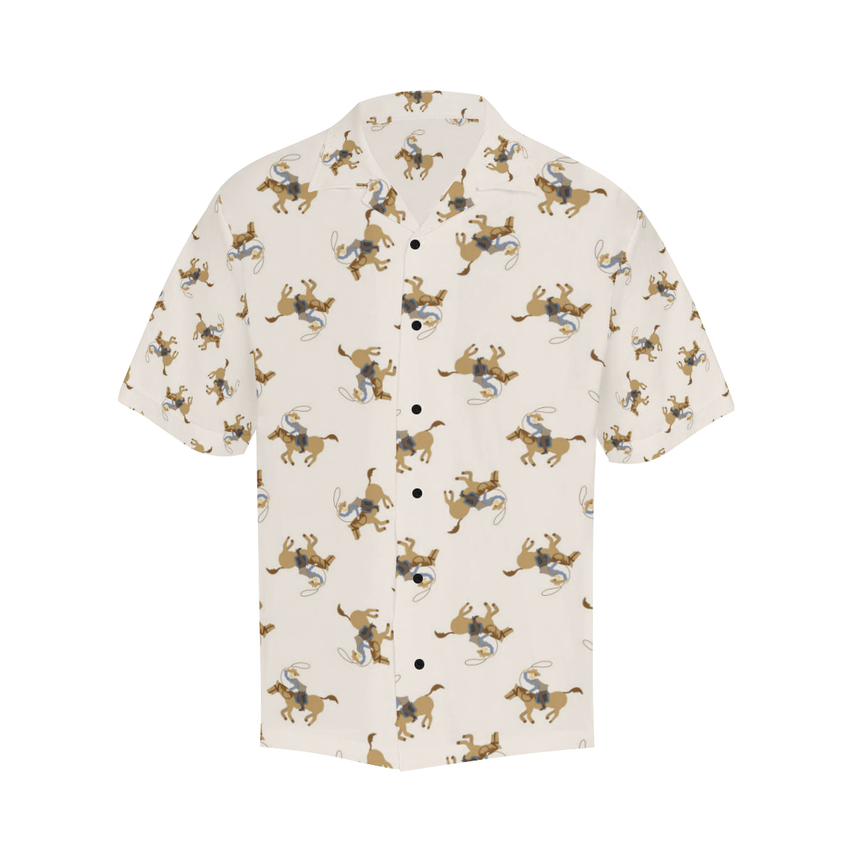Cowboy Pattern Print Design 01 Men's Hawaiian Shirt