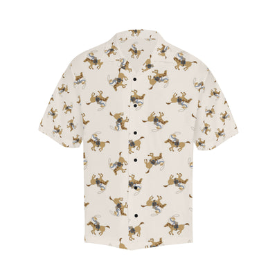 Cowboy Pattern Print Design 01 Men's Hawaiian Shirt