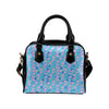 Mermaid Scales Pastel Pattern Print Design 07 Shoulder Handbag