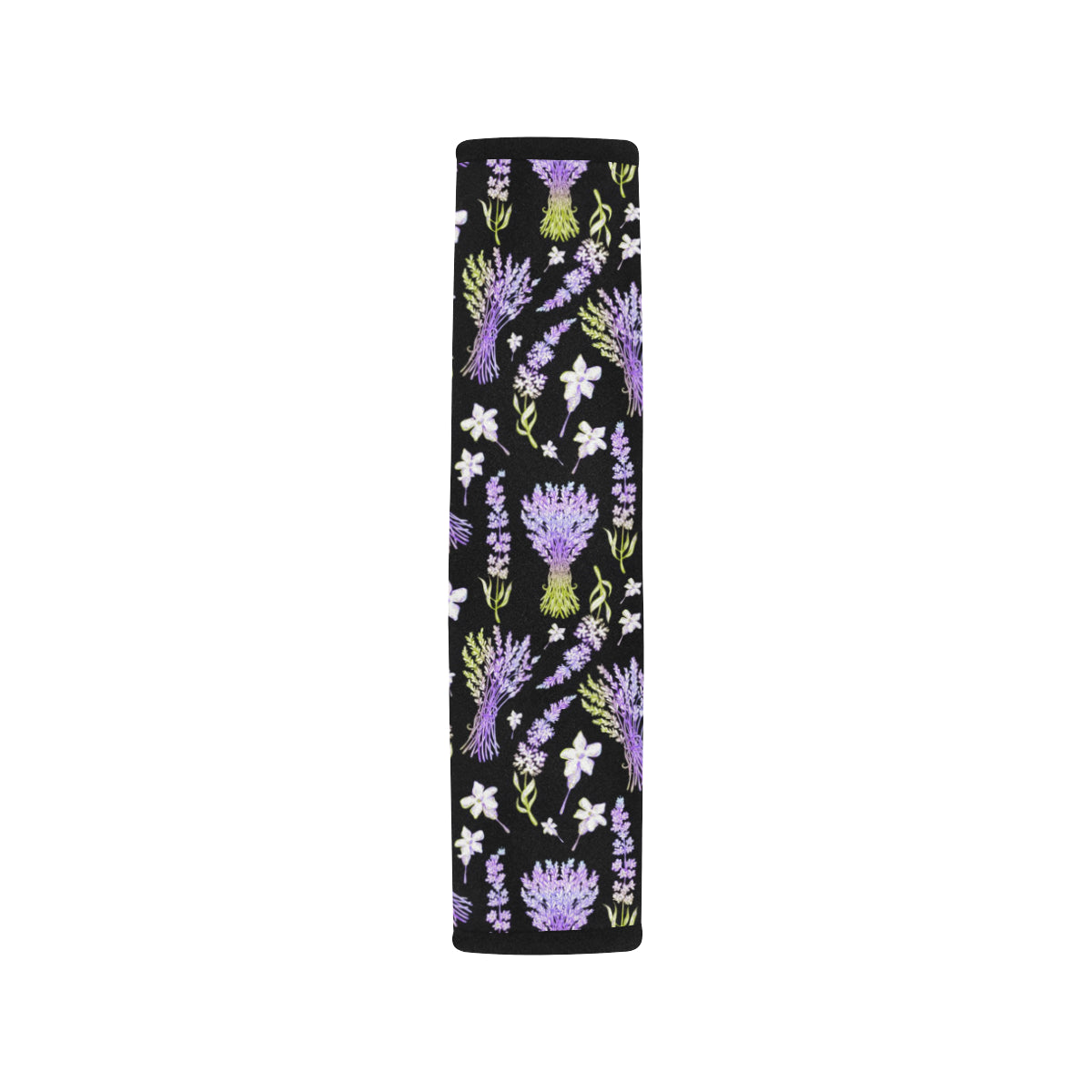 Lavender Pattern Print Design LV04 Car Seat Belt Cover