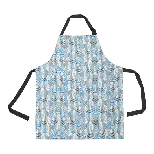 City  Pattern Print Design 03 Apron with Pocket