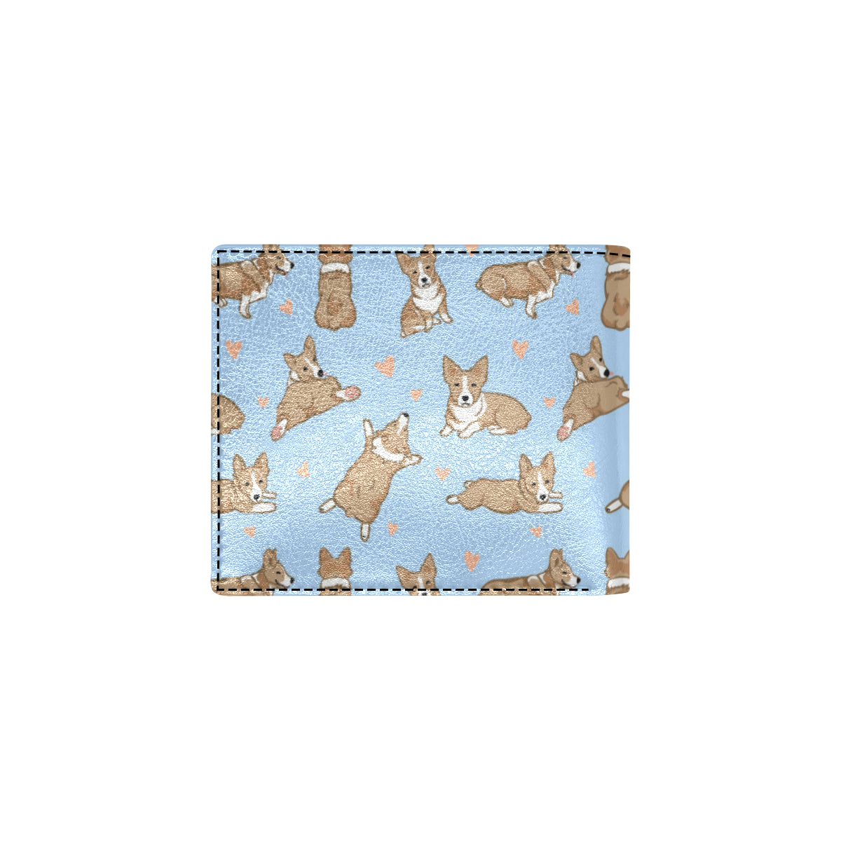Pembroke Welsh Corgis Pattern Print Design A05 Men's ID Card Wallet