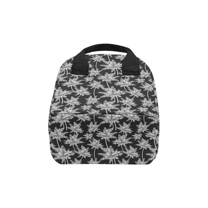 Palm Tree Pattern Print Design PT03 Insulated Lunch Bag