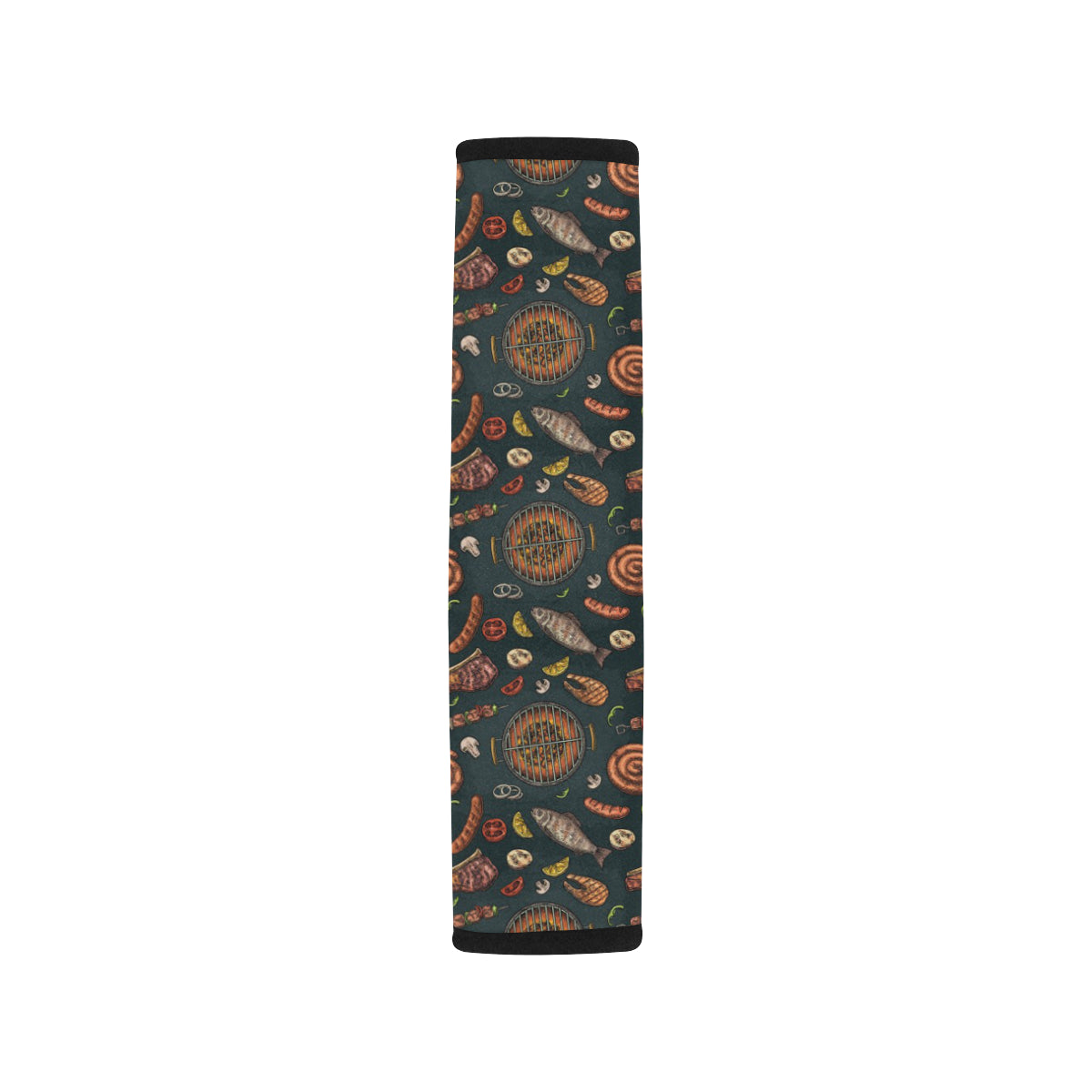 Barbecue Pattern Print Design 02 Car Seat Belt Cover