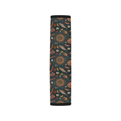 Barbecue Pattern Print Design 02 Car Seat Belt Cover