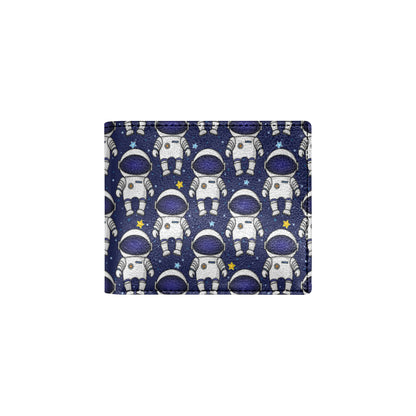 Astronaut Pattern Print Design 01 Men's ID Card Wallet