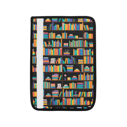 Book Pattern Print Design 05 Car Seat Belt Cover