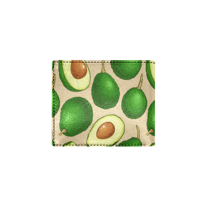 Avocado Pattern Print Design AC010 Men's ID Card Wallet
