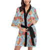 Rooster Pattern Print Design A05 Women's Short Kimono