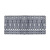 Blue White Tribal Aztec Men's ID Card Wallet