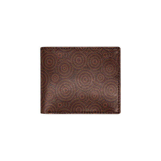 Aboriginal Pattern Print Design 02 Men's ID Card Wallet