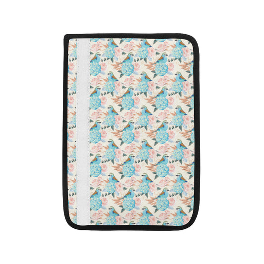 Bluebird Pattern Print Design 03 Car Seat Belt Cover