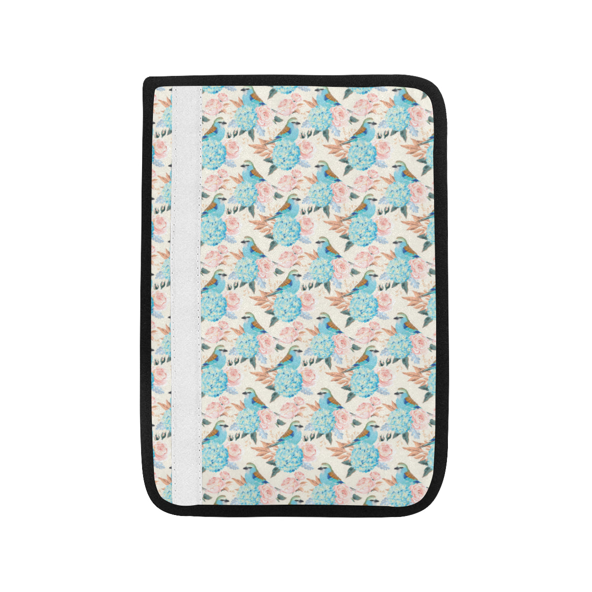 Bluebird Pattern Print Design 03 Car Seat Belt Cover