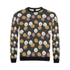 Daisy Pattern Print Design DS04 Men Long Sleeve Sweatshirt