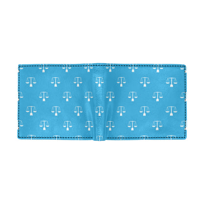 Libra Pattern Print Design 02 Men's ID Card Wallet