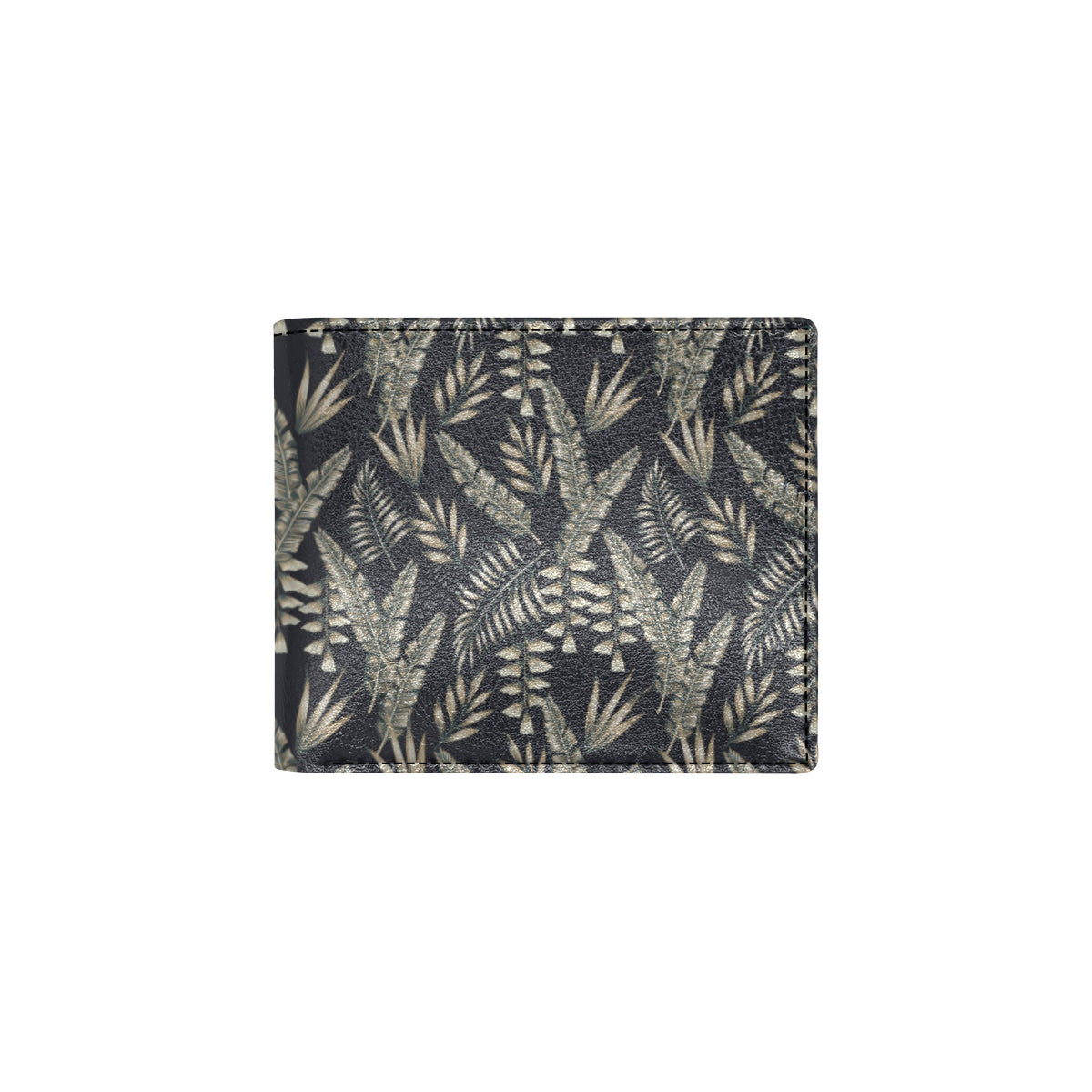 Banana Leaf Pattern Print Design 07 Men's ID Card Wallet