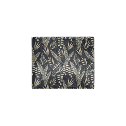 Banana Leaf Pattern Print Design 07 Men's ID Card Wallet
