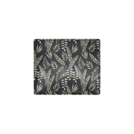 Banana Leaf Pattern Print Design 07 Men's ID Card Wallet