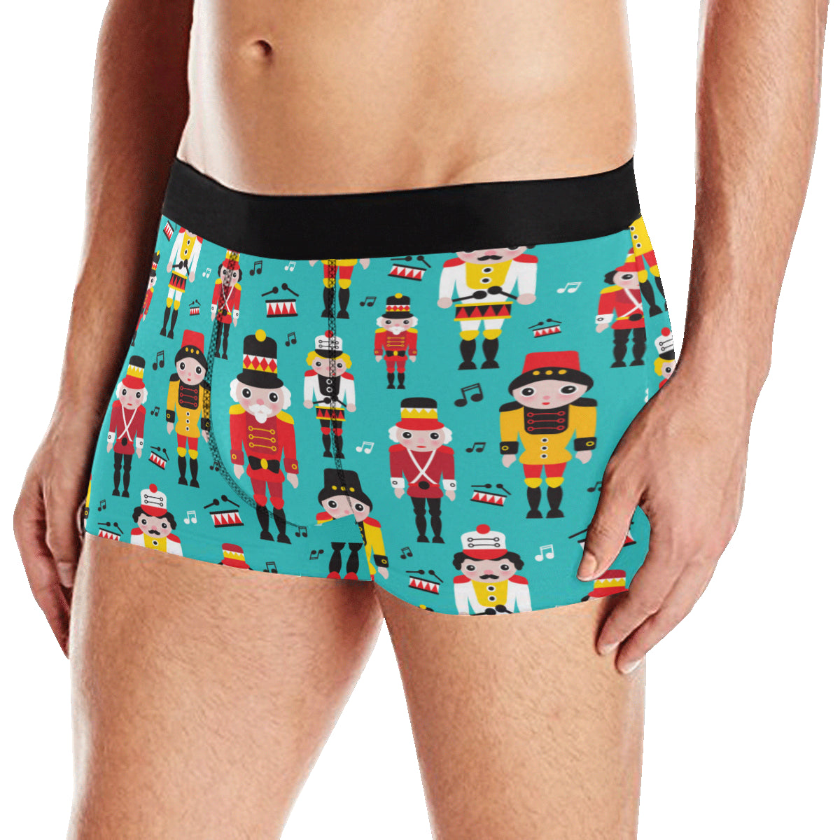 Nutcracker Pattern Print Design A03 Men's Boxer Briefs