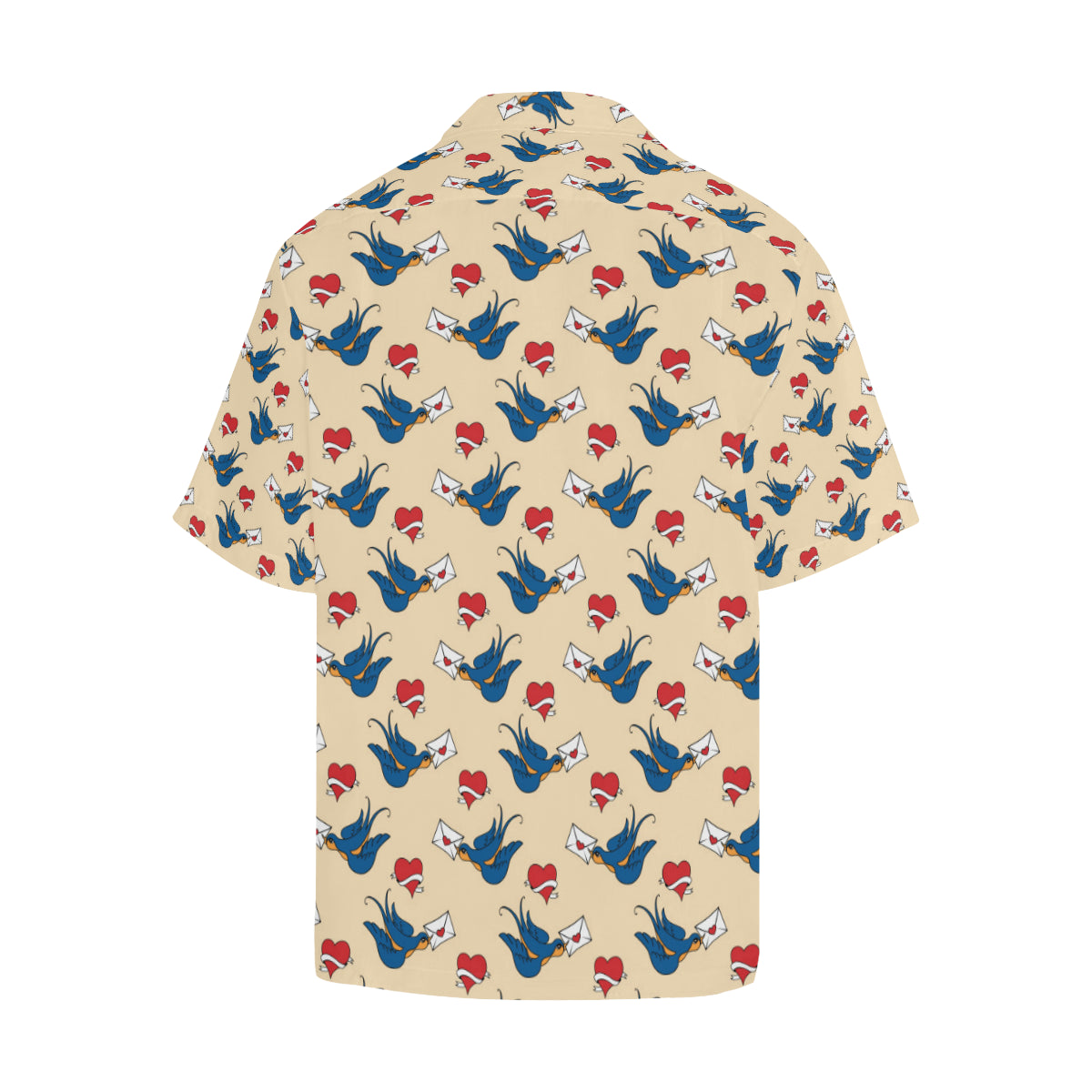 Swallow Bird Pattern Print Design 05 Men's Hawaiian Shirt