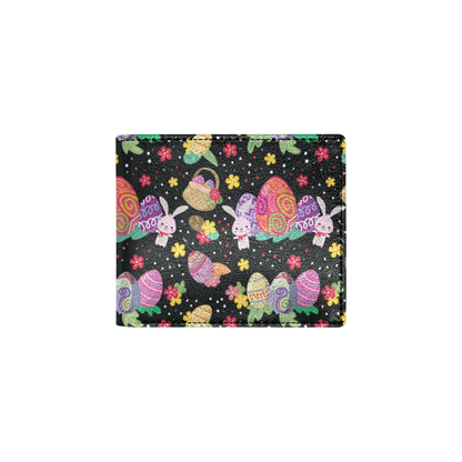 Easter Eggs Pattern Print Design RB06 Men's ID Card Wallet