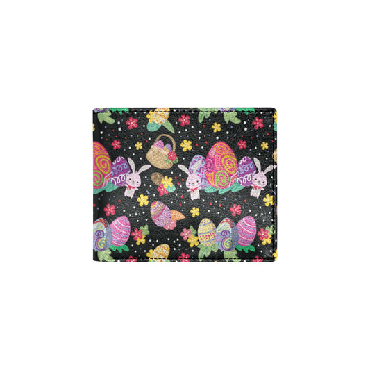 Easter Eggs Pattern Print Design RB06 Men's ID Card Wallet