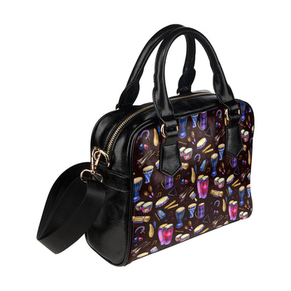 Percussion Neon Pattern Print Design 04 Shoulder Handbag