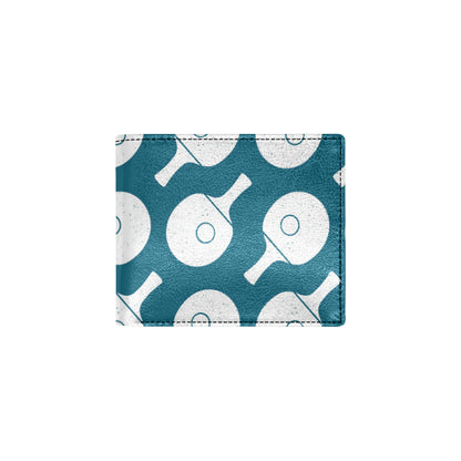 Ping Pong Pattern Print Design A02 Men's ID Card Wallet